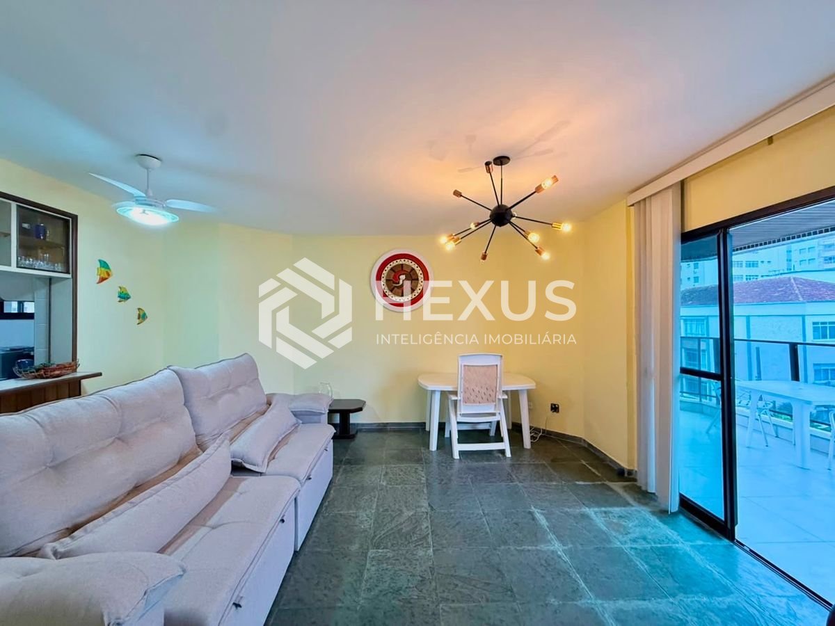 Foto 5 de Apartamento com varanda e lazer a 250m da praia na região do Galhetas no Jardim Astúrias, Guarujá