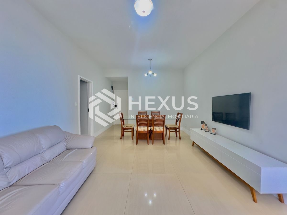 Foto 5 de Apartamento frente mar com varanda vista mar nas Pitangueiras, Guarujá