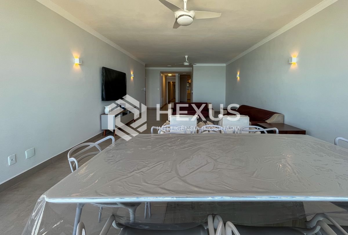 Foto 5 de Apartamento frente mar com varanda vista mar e lazer nas Pitangueiras, Guarujá
