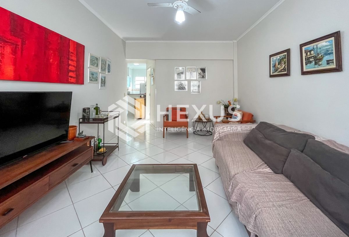 Foto 5 de Apartamento com vista mar a 1 quadra da praia nas Pitangueiras, Guarujá