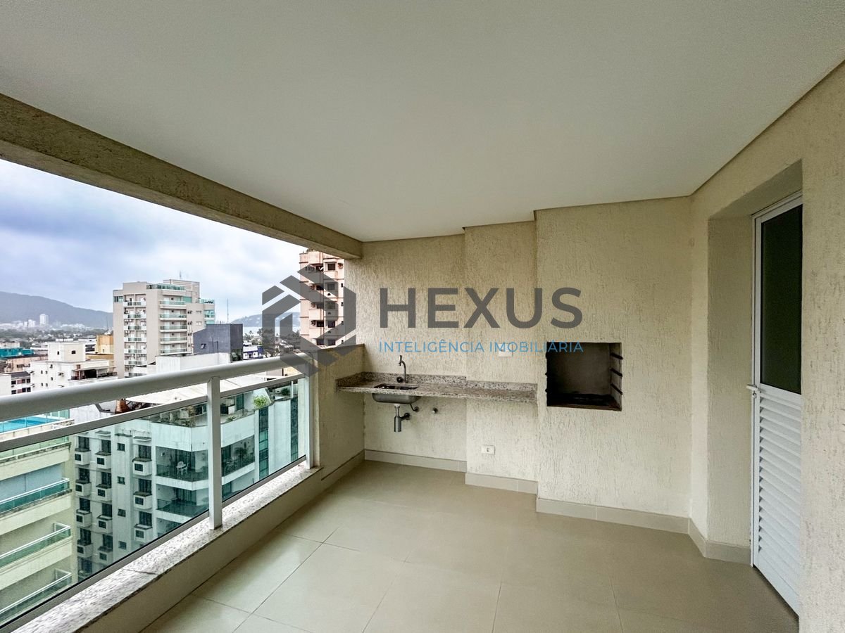 Foto 7 de Apartamento com varanda e lazer a 300m da praia na região da Brunella na Enseada, Guarujá