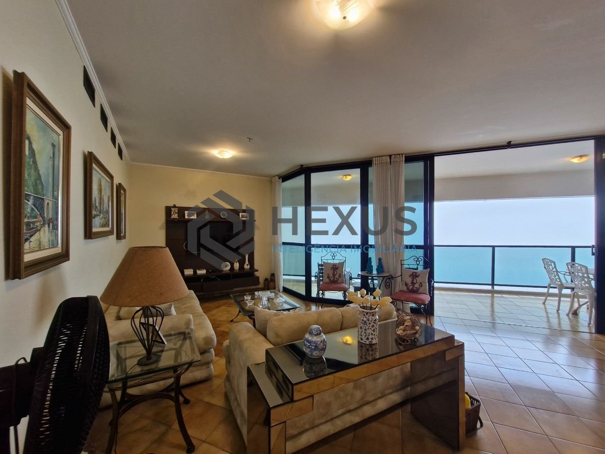 Foto 5 de Apartamento frente mar com varanda vista mar no Jardim Astúrias, Guarujá