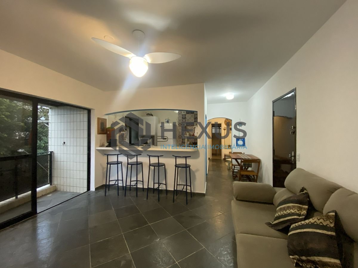 Foto 4 de Apartamento com varanda a 2 quadras da praia no Tombo, Guarujá