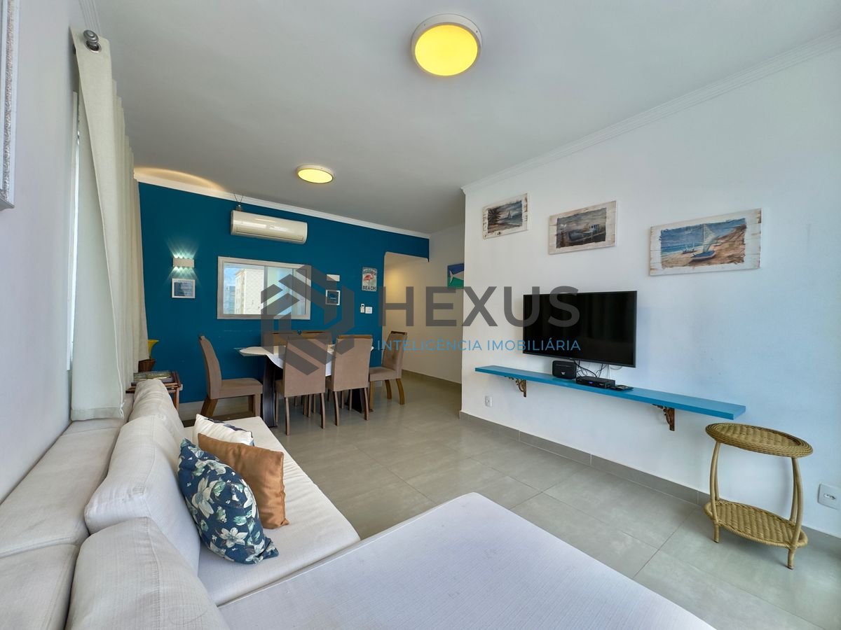 Foto 8 de Apartamento reformado com varanda vista mar na beira mar nas Pitangueiras, Guarujá