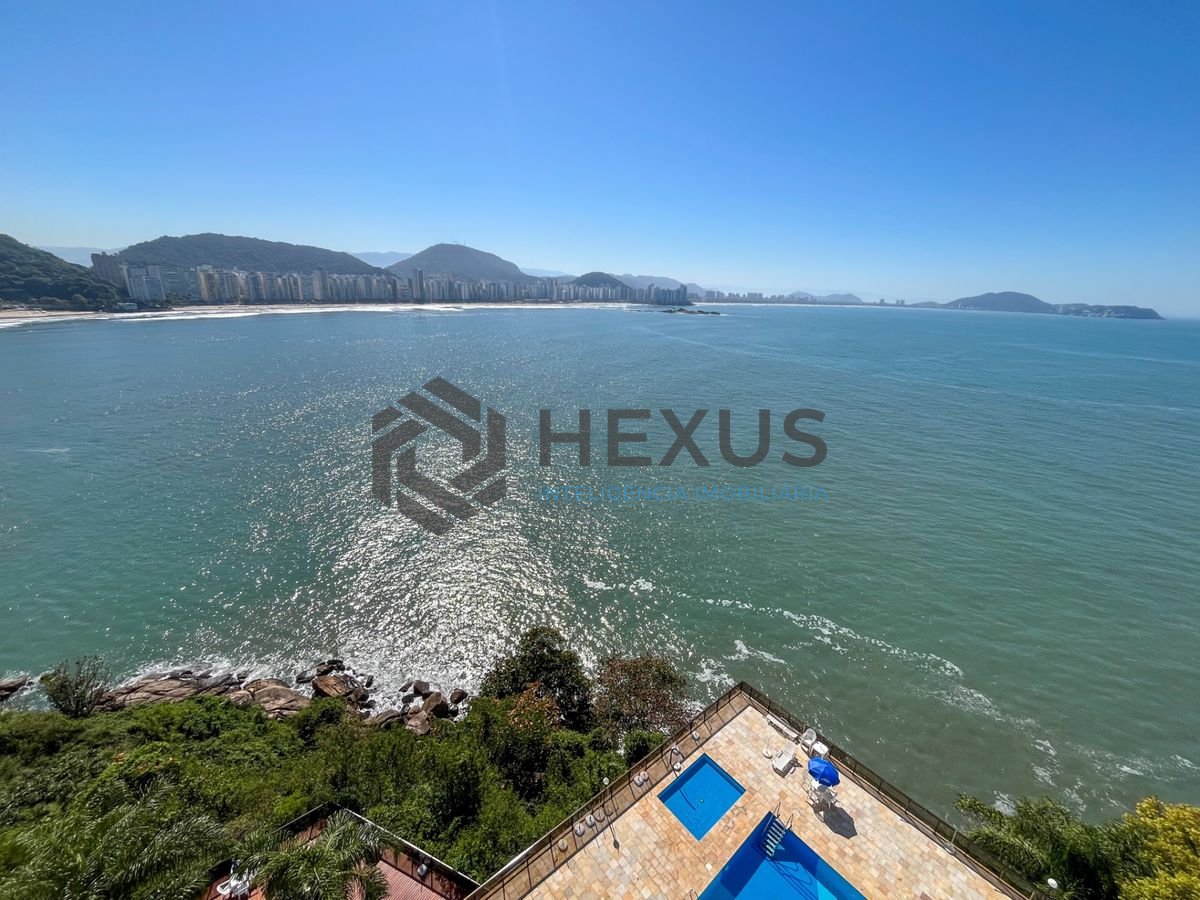 Foto 41 de Apartamento frente mar com varanda e lazer na região do Canto das Galhetas no Jardim Astúrias, Guarujá