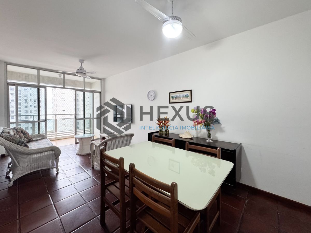 Foto 8 de Apartamento com varanda vista mar nas Pitangueiras, Guarujá