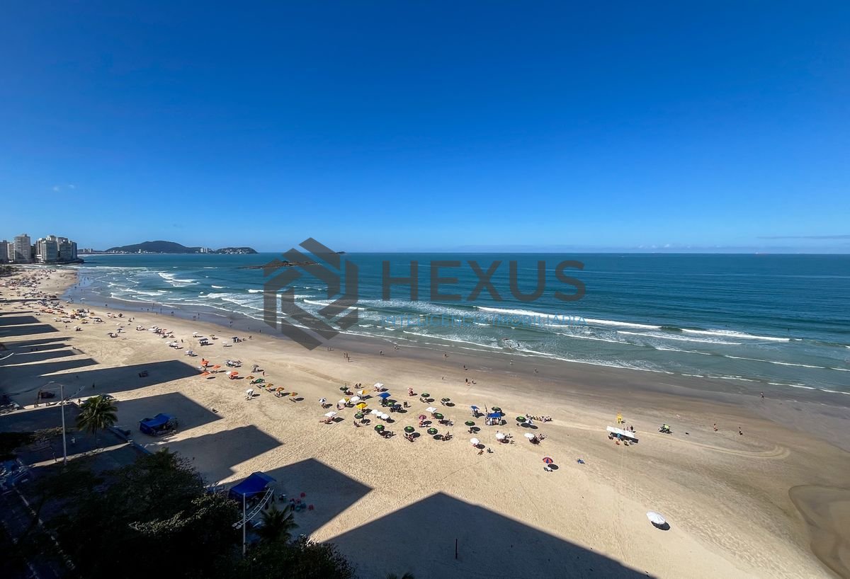 Foto 17 de Apartamento frente mar com varanda vista mar e lazer nas Pitangueiras, Guarujá