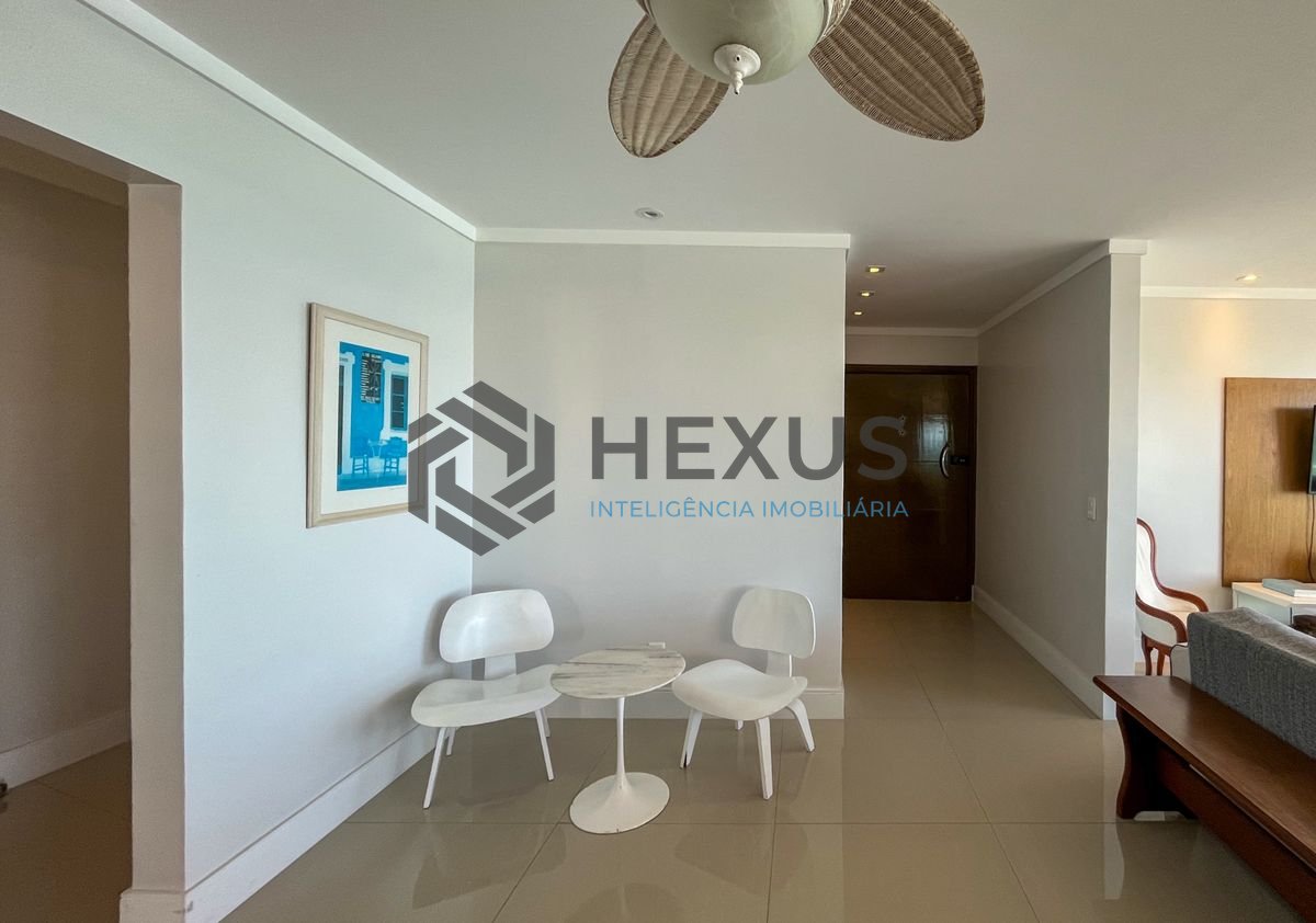 Foto 4 de Apartamento frente mar com varanda vista mar e lazer nas Pitangueiras, Guarujá