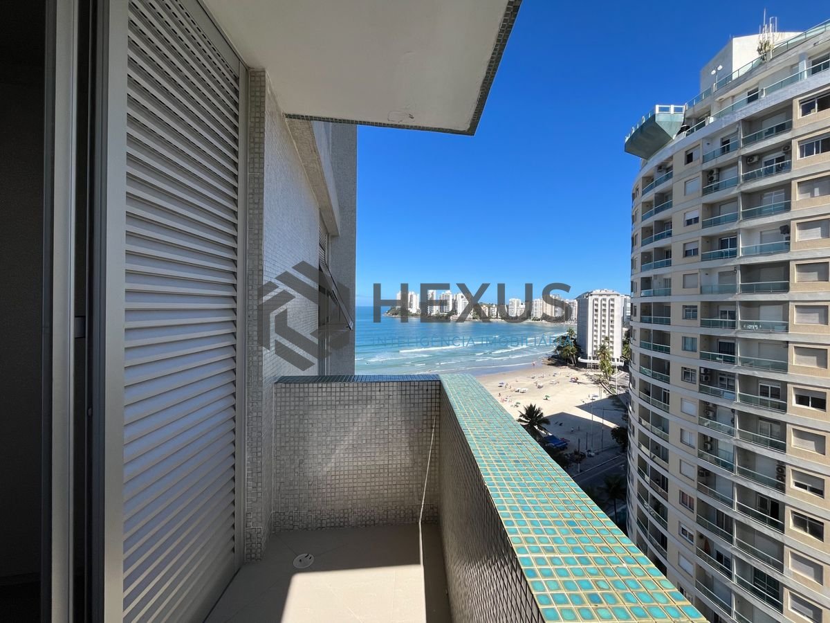 Foto 42 de Apartamento frente mar com varanda vista mar e lazer nas Pitangueiras, Guarujá