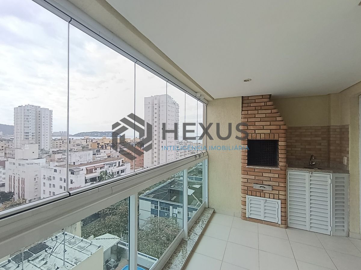 Foto 9 de Cobertura com varanda vista mar e lazer a 300m da praia na região do Aquário na Enseada, Guarujá