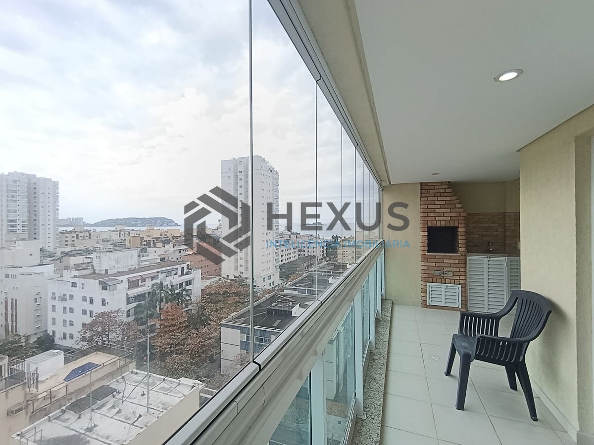 Foto 10 de Cobertura com varanda vista mar e lazer a 300m da praia na região do Aquário na Enseada, Guarujá