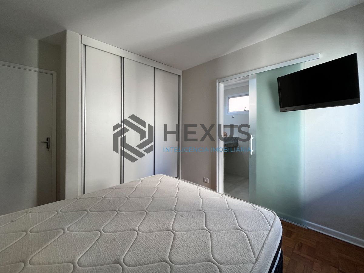Foto 13 de Apartamento com varanda e lazer nas Pitangueiras, Guarujá