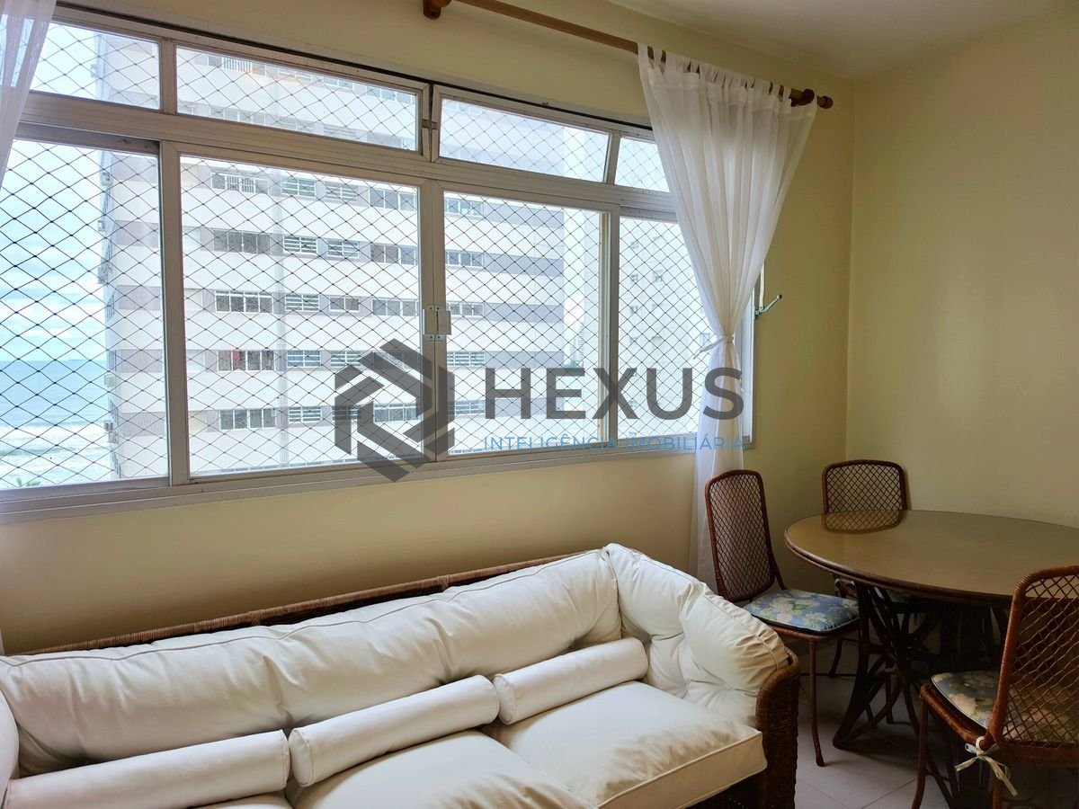 Foto 4 de Apartamento com vista mar  na beira mar da praia na região da Barra Funda nas Pitangueiras, Guarujá