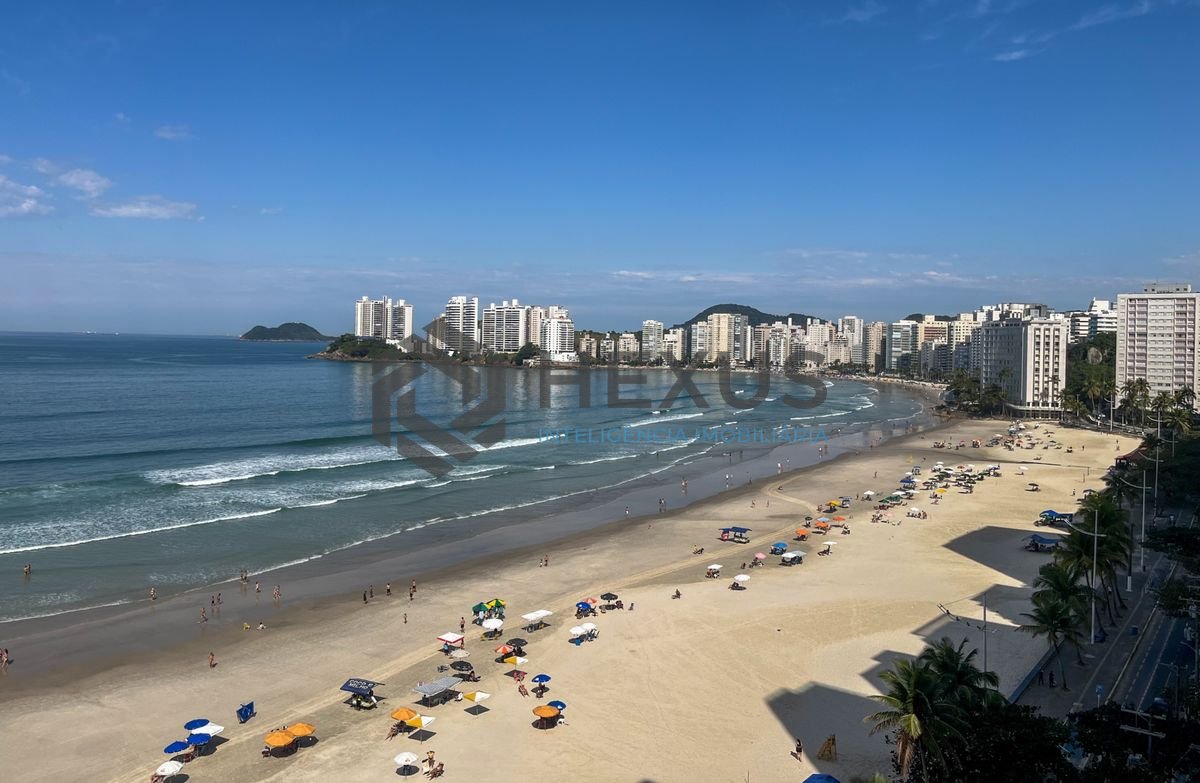 Foto 15 de Apartamento reformado frente mar com varanda vista mar nas Pitangueiras, Guarujá