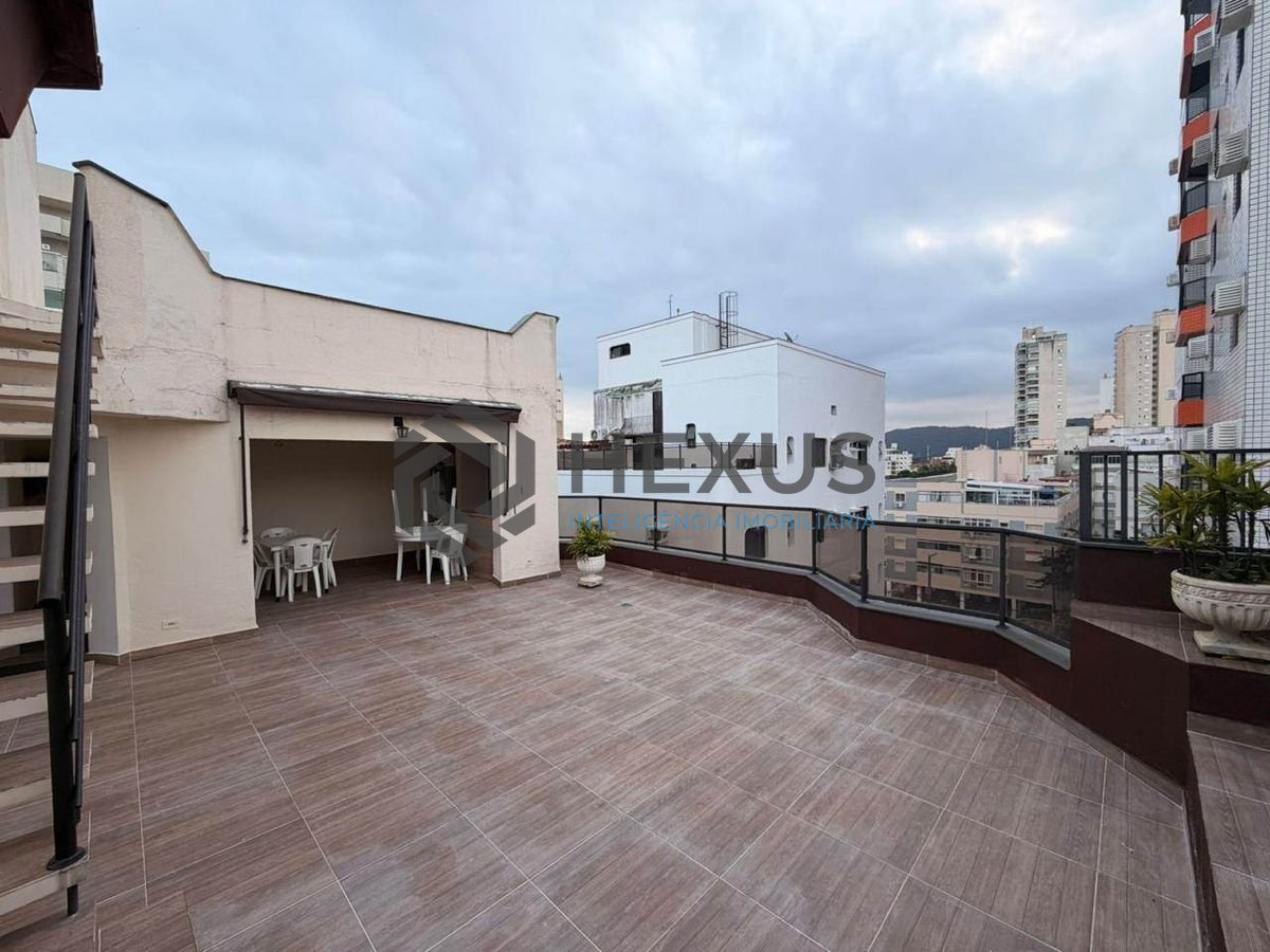 Foto 22 de Apartamento com varanda e lazer a 300m da praia na região do Tortugas na Enseada, Guarujá