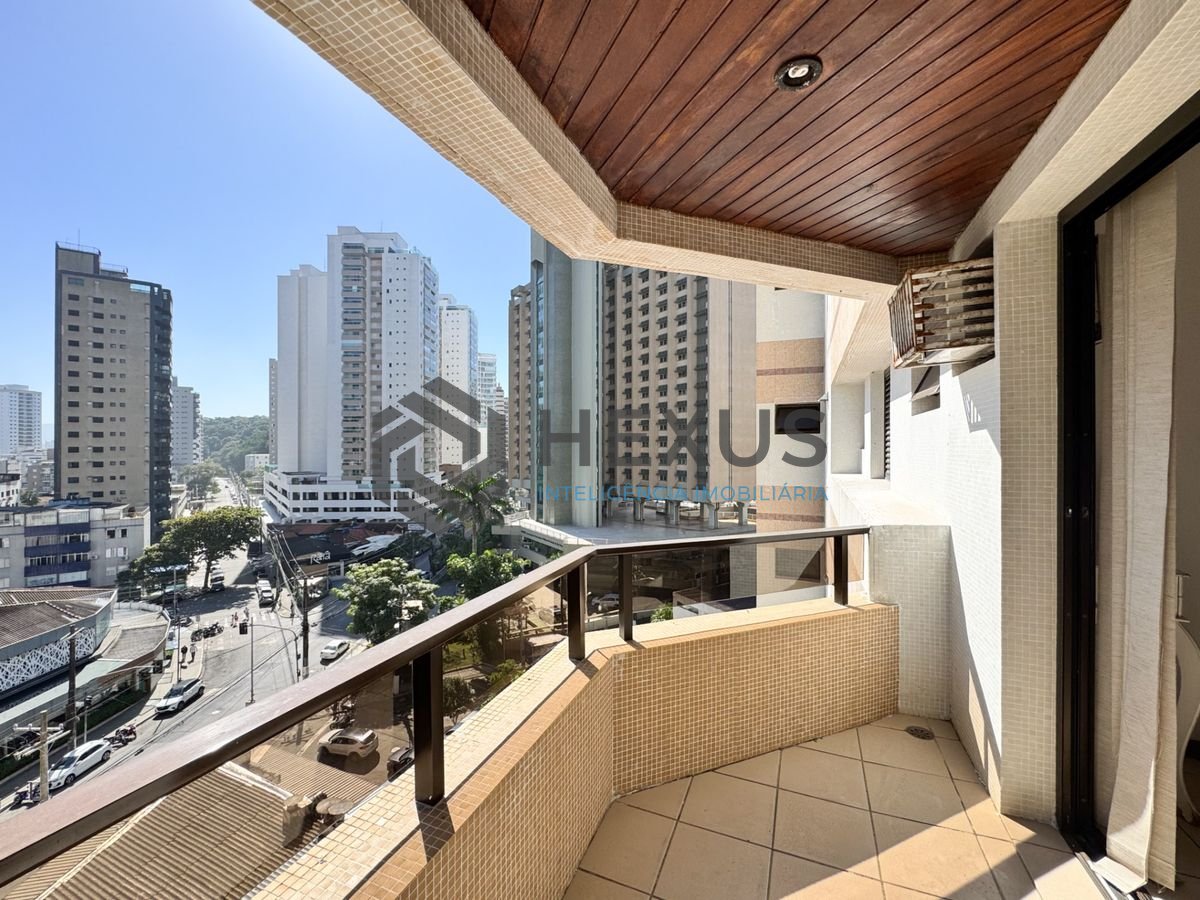 Foto 23 de Apartamento com varanda vista mar e lazer na região da Vila Alzira no Jardim Astúrias, Guarujá