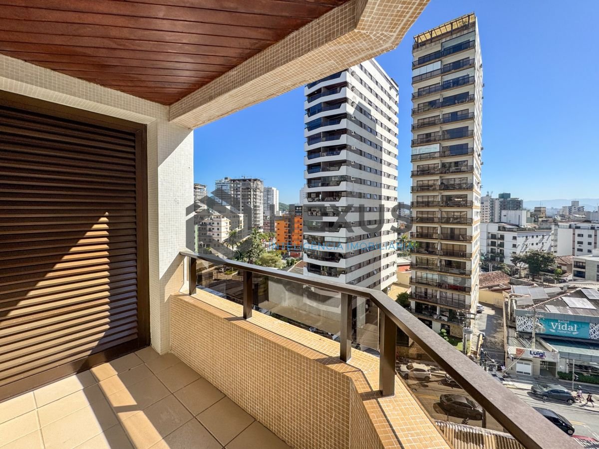 Foto 22 de Apartamento com varanda vista mar e lazer na região da Vila Alzira no Jardim Astúrias, Guarujá