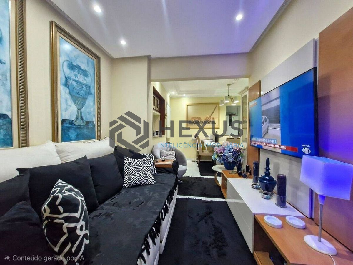 Foto 8 de Apartamento reformado com varanda a 1 quadra da praia nas Pitangueiras, Guarujá