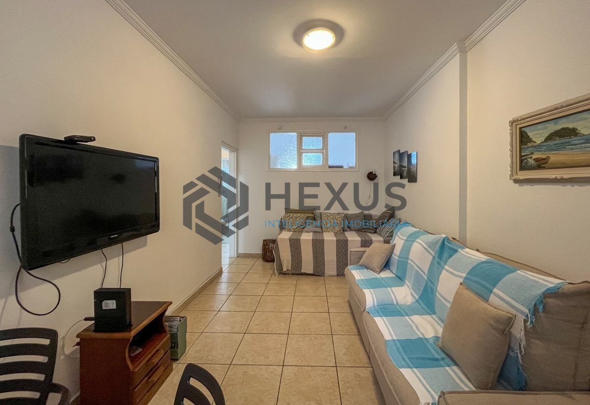 Foto 4 de Apartamento com varanda e lazer a 1 quadra da praia na região da Barra Funda nas Pitangueiras, Guarujá