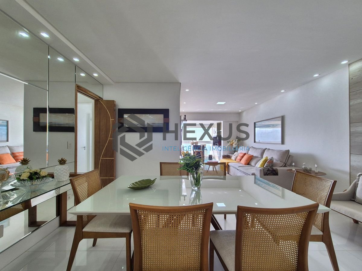 Foto 12 de Apartamento frente mar com varanda gourmet vista mar e lazer no Jardim Astúrias, Guarujá