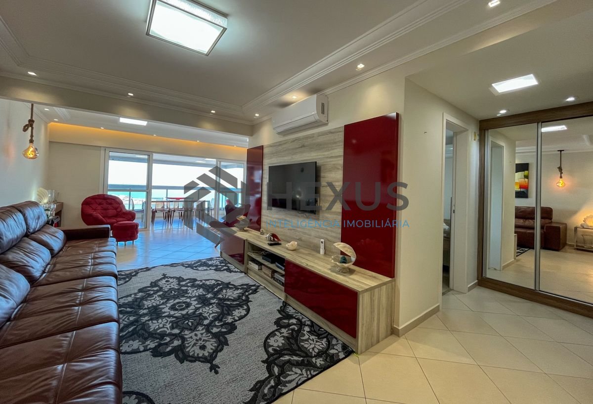 Foto 6 de Apartamento reformado frente mar com varanda gourmet vista mar e lazer nas Pitangueiras, Guarujá