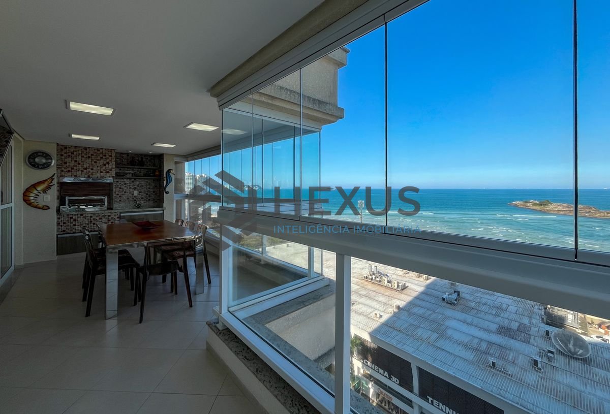 Foto 13 de Apartamento reformado frente mar com varanda gourmet vista mar e lazer nas Pitangueiras, Guarujá