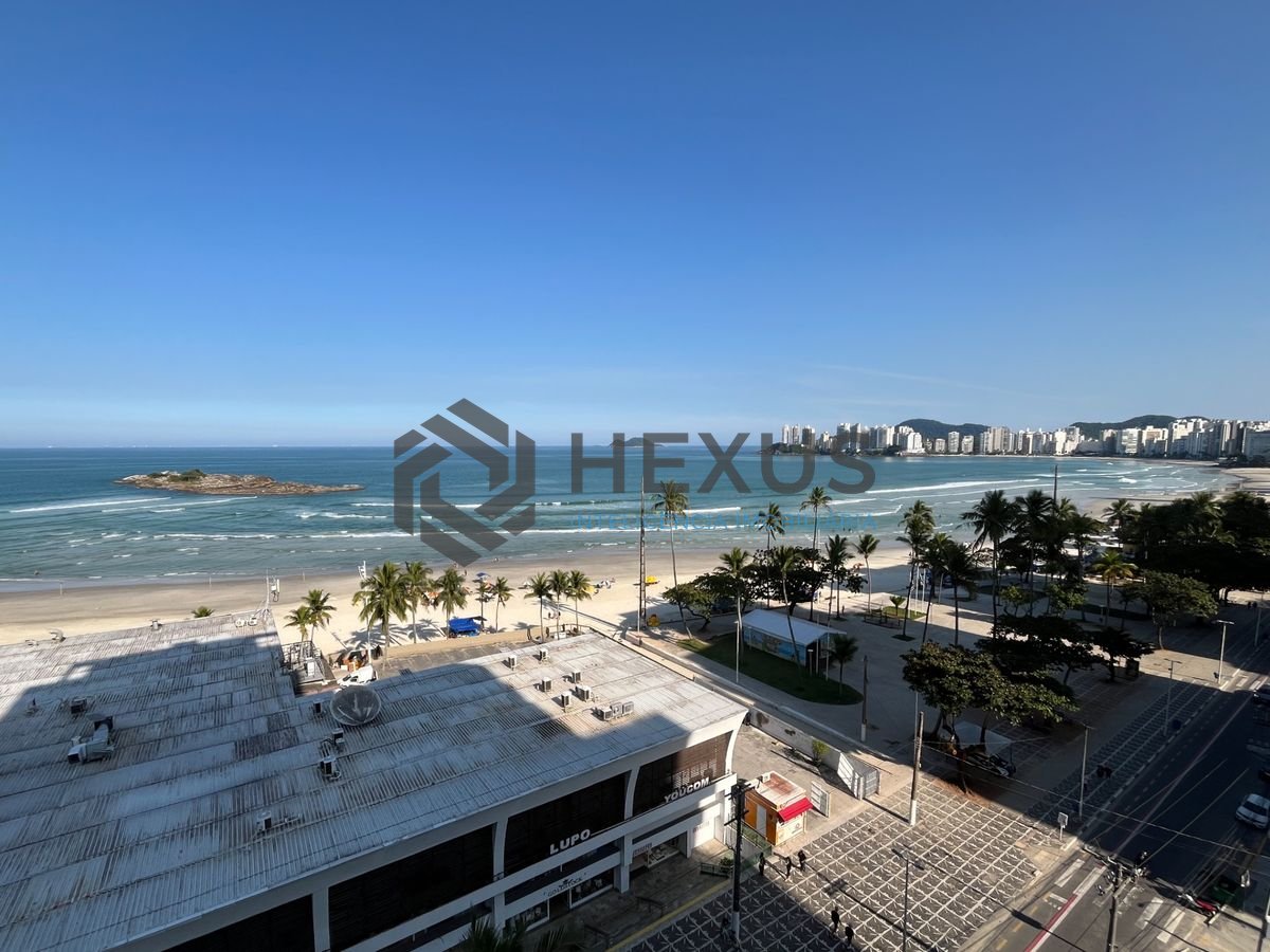 Foto 17 de Apartamento reformado frente mar com varanda gourmet vista mar e lazer nas Pitangueiras, Guarujá