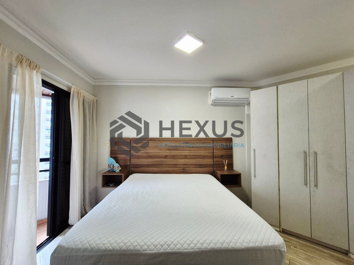 Foto 9 de Apartamento com varanda vista mar e lazer nas Pitangueiras, Guarujá