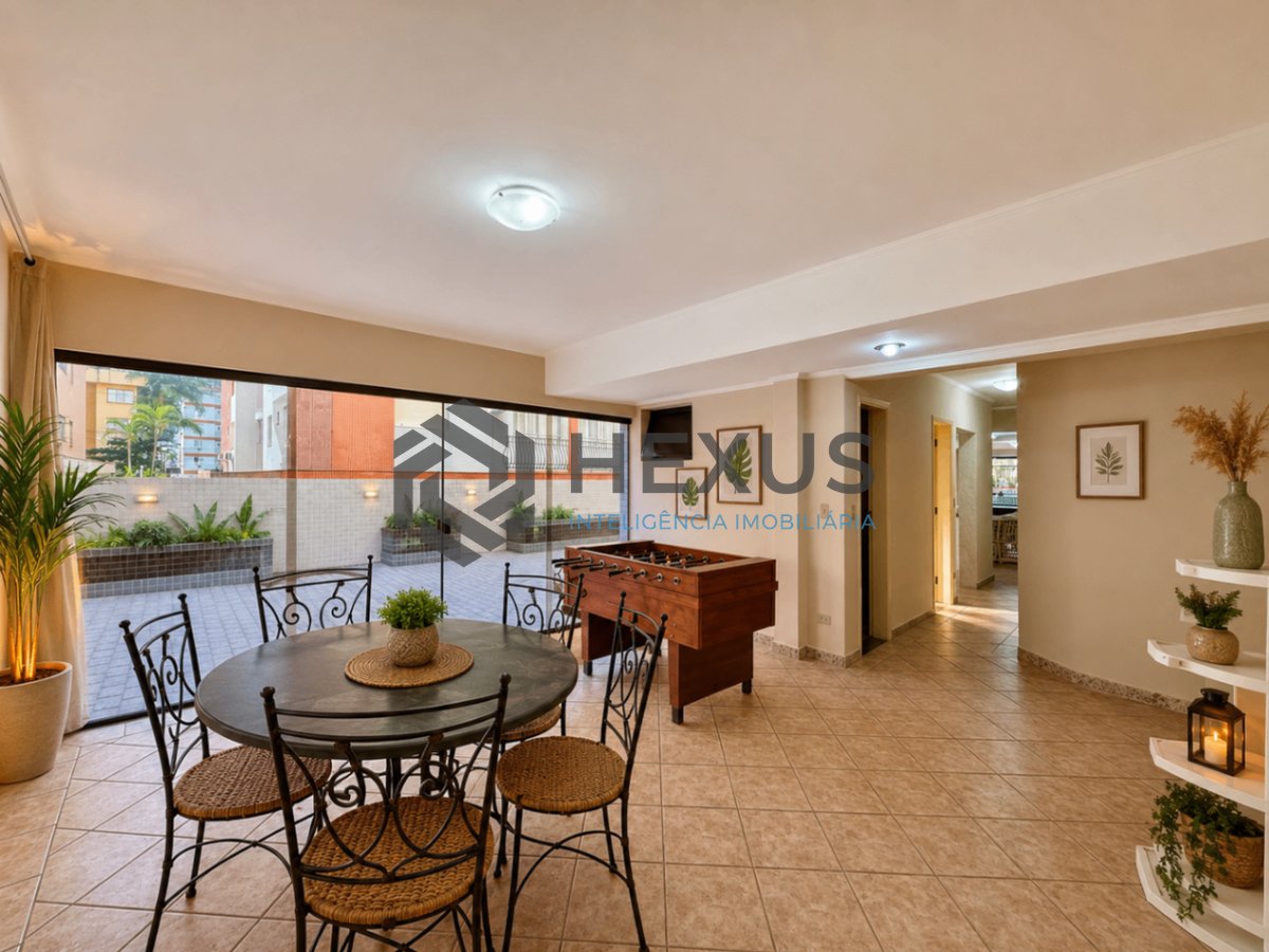 Foto 31 de Apartamento com varanda e lazer a 350m da praia na Enseada, Guarujá