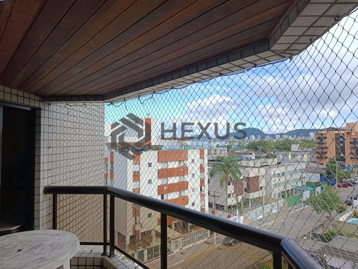 Foto 3 de Apartamento com varanda e lazer na Enseada, Guarujá