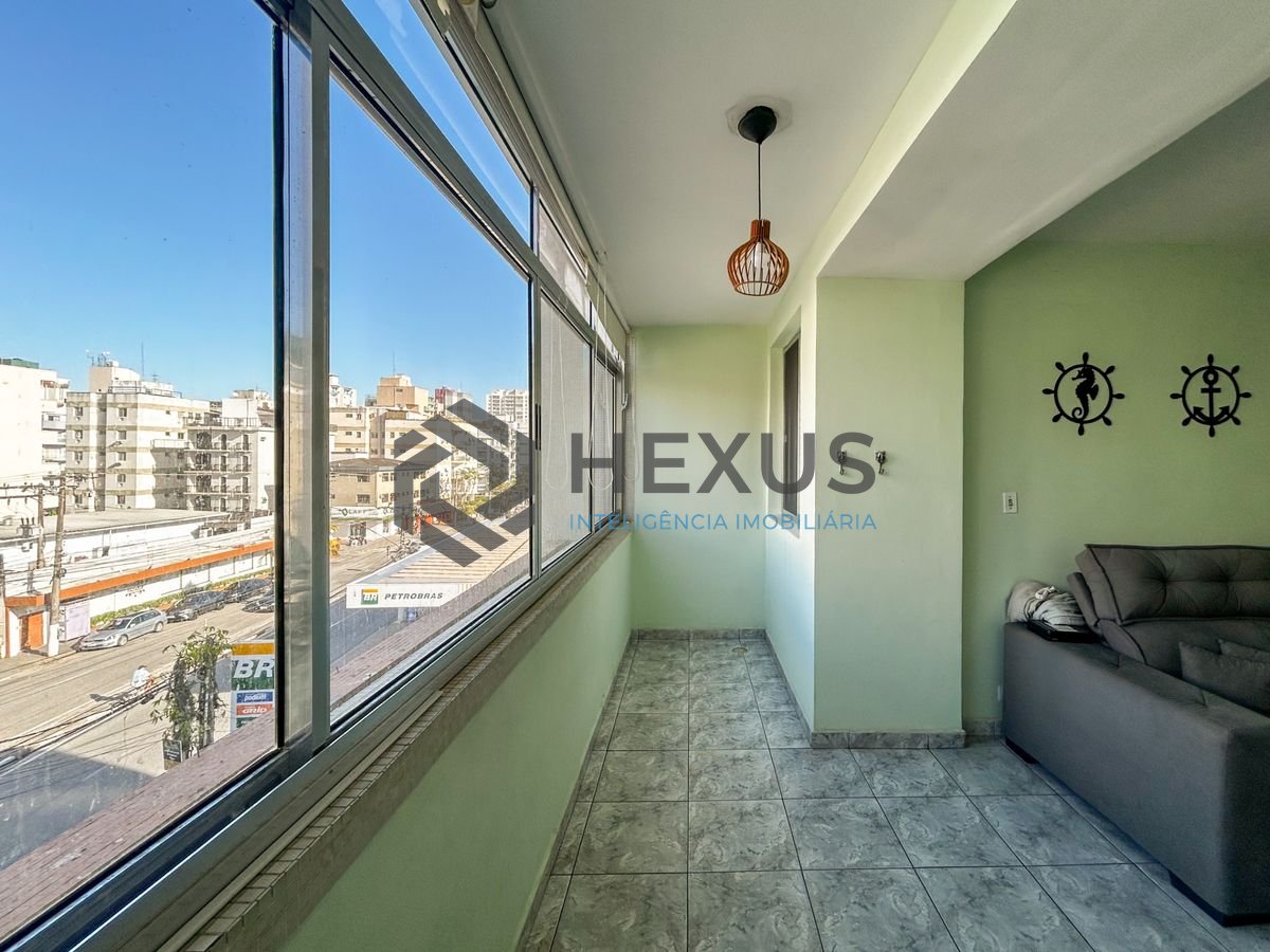 Foto 6 de Apartamento com varanda e lazer a 500m da praia na região do Jardim Las Palmas no Jardim Astúrias, Guarujá