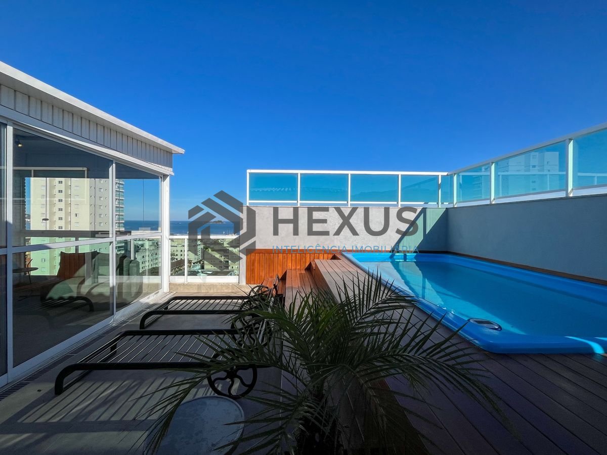 Foto 43 de Cobertura Duplex com varanda gourmet vista mar e lazer na Enseada, Guarujá