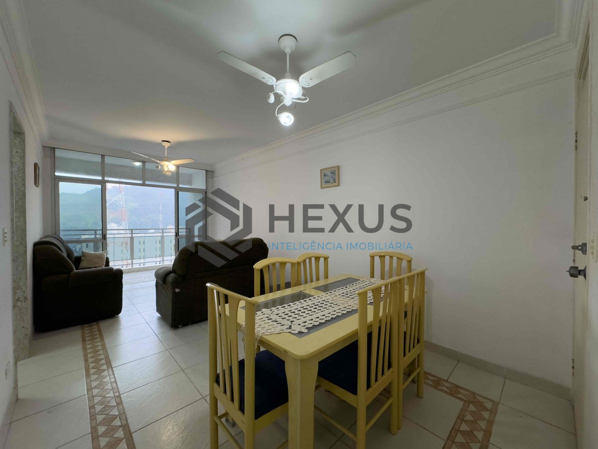 Foto 7 de Apartamento com varanda a 1 quadra do mar na Praia das Pitangueiras à venda, Guarujá-SP