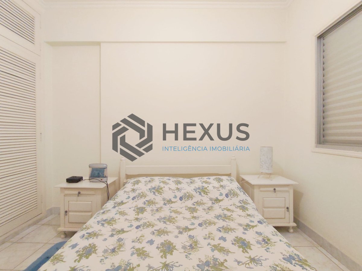 Foto 13 de Apartamento com vista livre, mobiliado, uma quadra da Praia das Asturias, Guaruja | Hexus