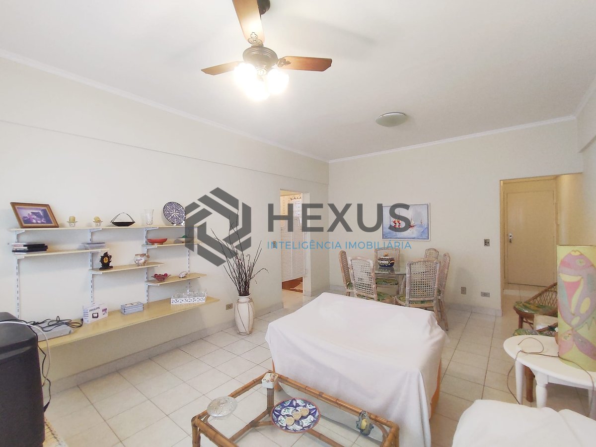 Foto 3 de Apartamento com vista livre, mobiliado, uma quadra da Praia das Asturias, Guaruja | Hexus