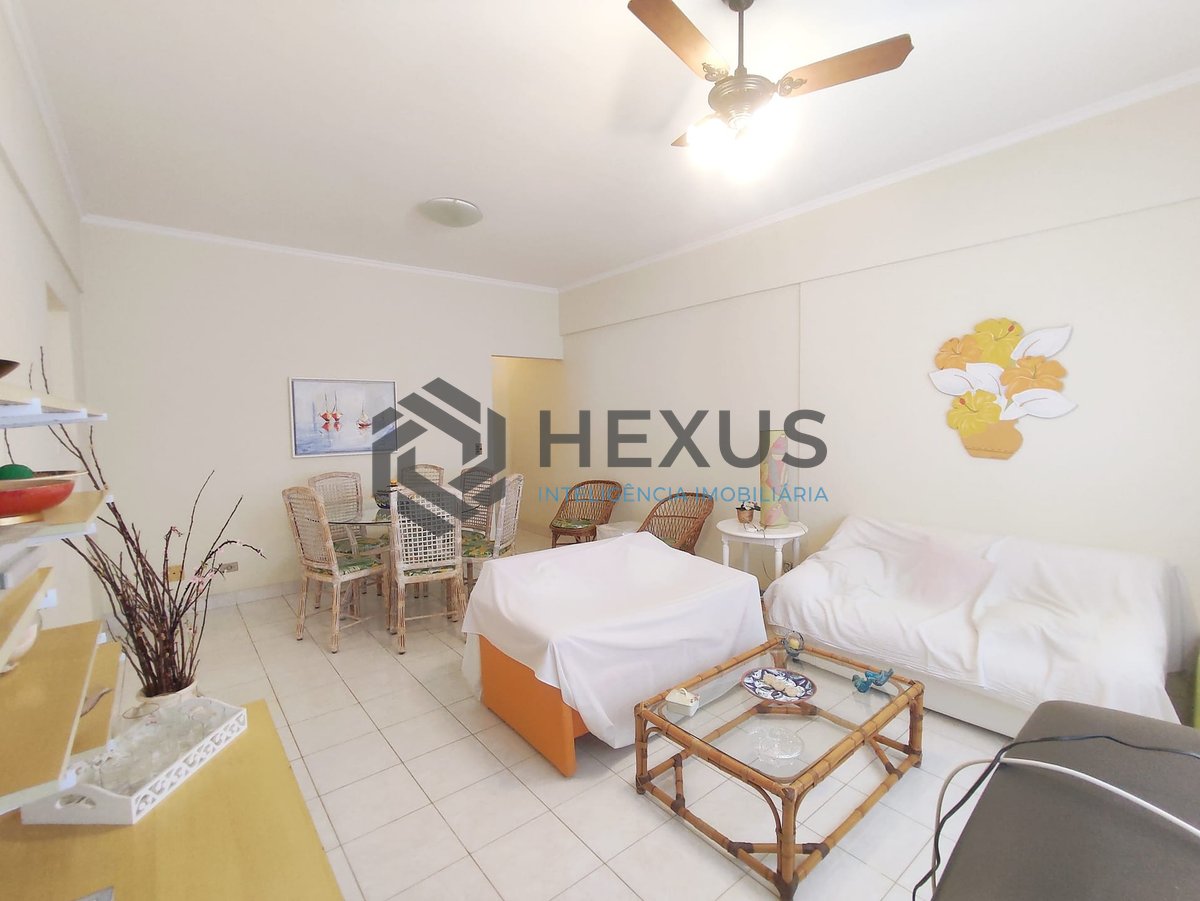 Foto 5 de Apartamento com vista livre, mobiliado, uma quadra da Praia das Asturias, Guaruja | Hexus