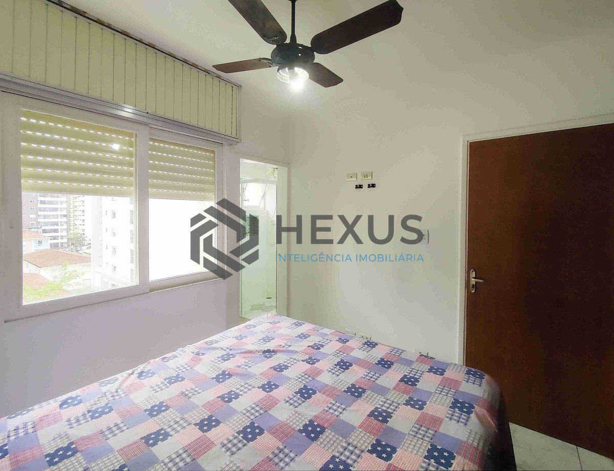 Foto 12 de Apartamento com varanda e vista livre, duas quadras da Praia das Pitangueiras, Guaruja