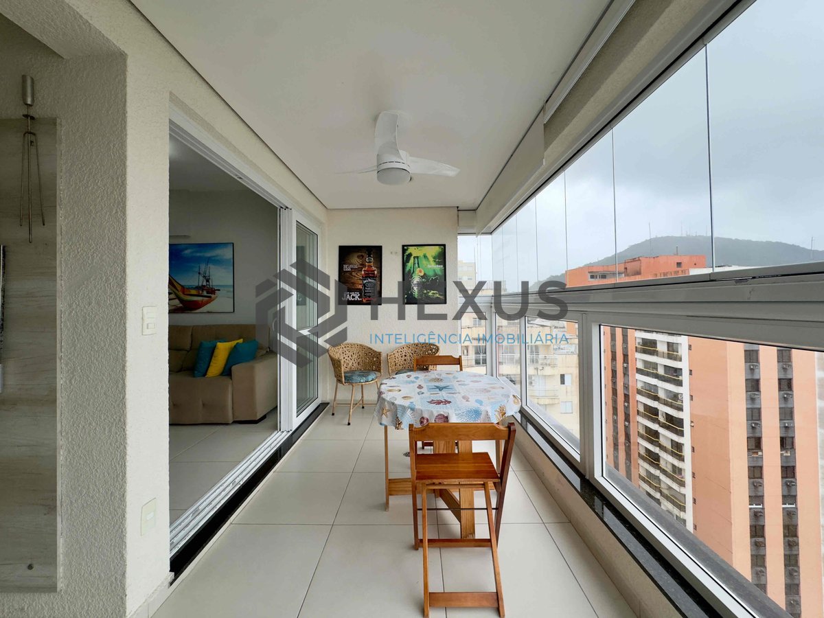 Foto 10 de Apartamento com varanda gourmet a uma quadra da Praia das Pitangueiras, Guaruja