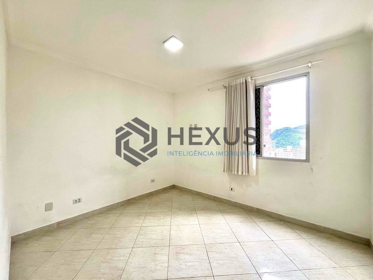 Foto 7 de Cobertura duplex com área gourmet e sauna com hidromassagem a uma quadra da Praia das Pitangueiras de 3 quartos (1 suíte), 1 vaga, Guarujá-SP.