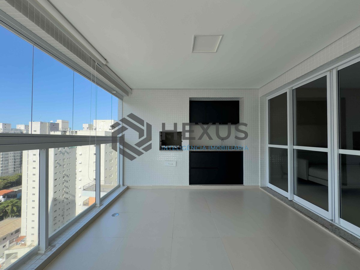 Foto 2 de Apartamento com varanda gourmet em prédio novo com lazer na Praia das Pitangueiras de 3 quartos (1 suíte), 2 vagas, Guarujá-SP.