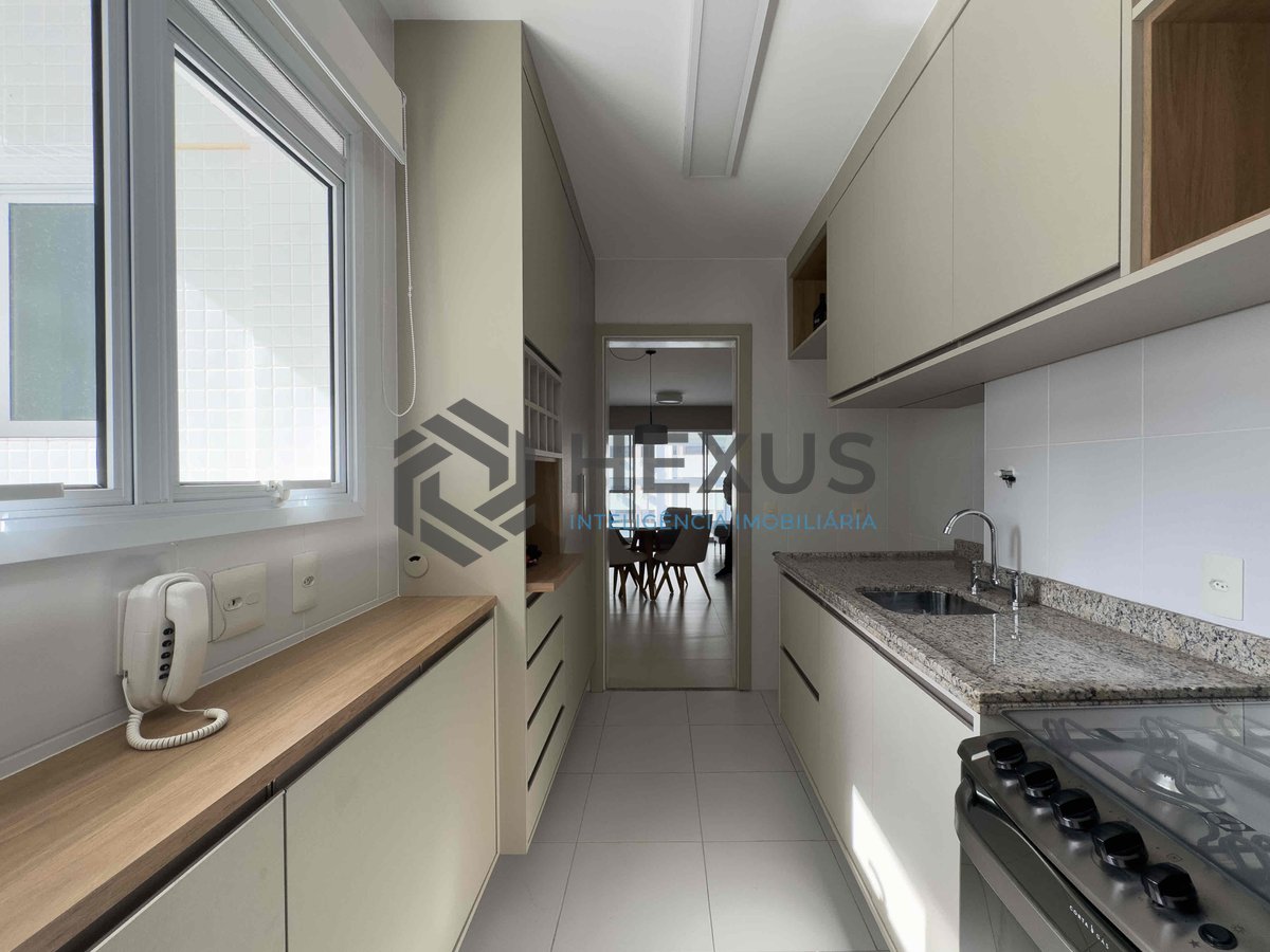 Foto 24 de Apartamento com varanda gourmet em prédio novo com lazer na Praia das Pitangueiras de 3 quartos (1 suíte), 2 vagas, Guarujá-SP.