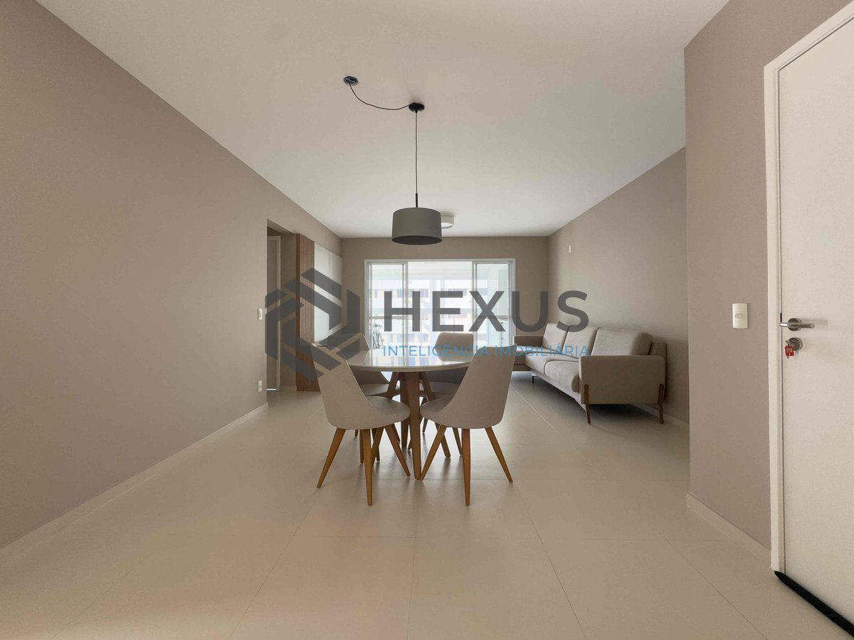 Foto 4 de Apartamento com varanda gourmet em prédio novo com lazer na Praia das Pitangueiras de 3 quartos (1 suíte), 2 vagas, Guarujá-SP.