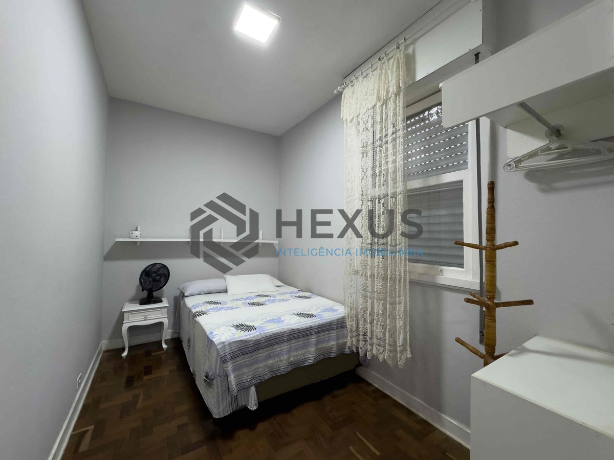 Foto 18 de Apartamento com varanda na quadra mar da Praia das Pitangueiras, Guaruja | Hexus