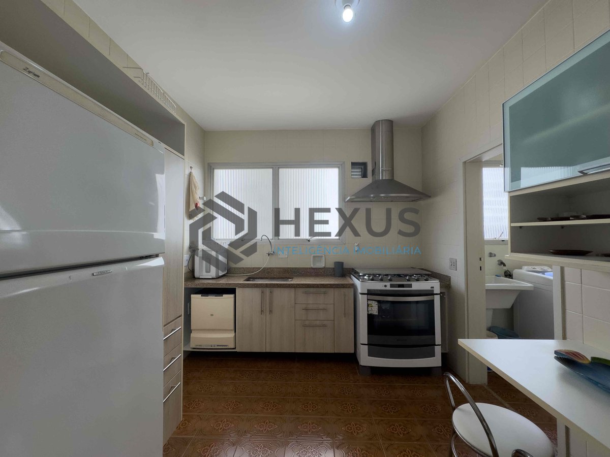 Foto 19 de Apartamento com varanda a duas quadras da Praia das Pitangueiras, Guaruja - Hexus