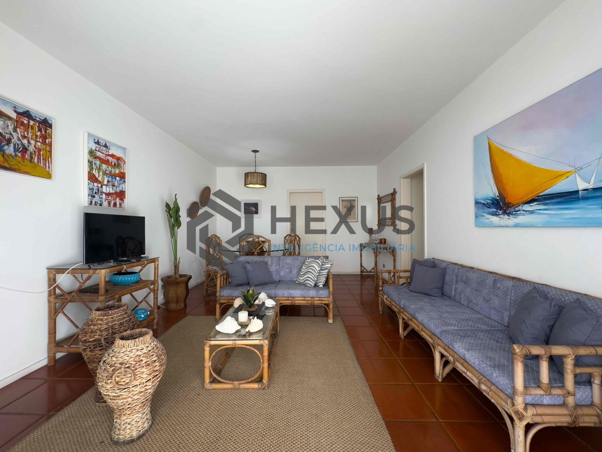 Foto 5 de Apartamento com varanda a duas quadras da Praia das Pitangueiras, Guaruja - Hexus