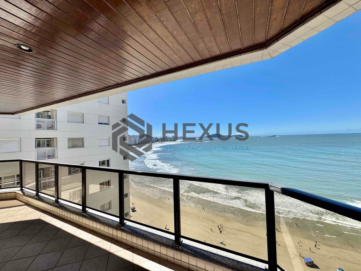 Foto 5 de Apartamento frente mar com varanda gourmet vista mar e lazer na Praia das Asturias, Guaruja