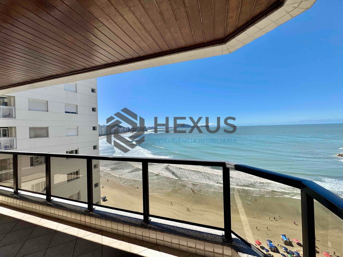 Foto 9 de Apartamento frente mar com varanda gourmet vista mar e lazer na Praia das Asturias, Guaruja