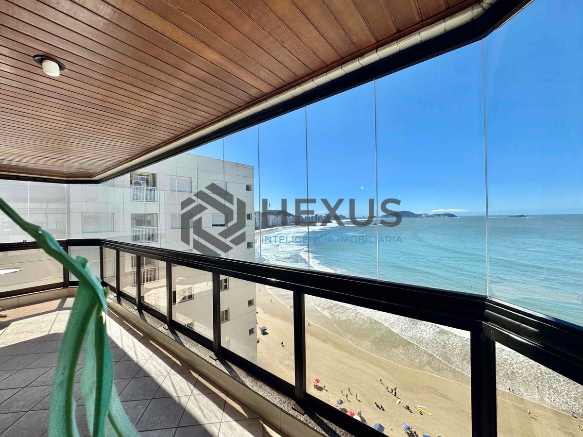 Foto 10 de Apartamento frente mar com varanda gourmet vista mar e lazer na Praia das Asturias, Guaruja
