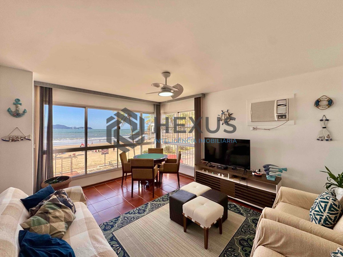 Foto 7 de Apartamento frente mar com varanda vista mar na Praia das Asturias, Guaruja