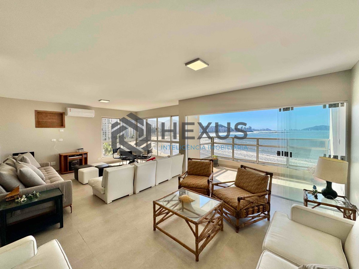 Foto 9 de Apartamento frente mar reformado com varanda na Praia das Asturias, Guaruja